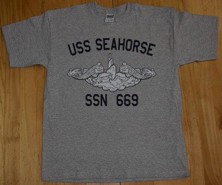US Navy USS Seahorse SSN 669 Submarine T Shirt  
