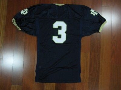 Authentic Notre Dame 3 Joe Montana jersey CHAMPION 48 NCAA Signed 