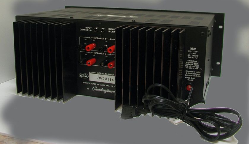 Soundcraftsmen Model RA7504 Class H Power Amplifier  