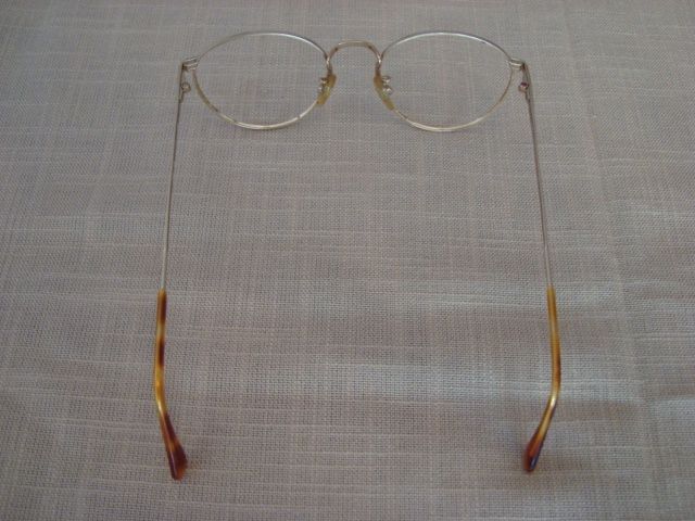 GIORGIO ARMANI Mod 101 715 RARE 80s VINTAGE ROUND FRAMES EYEGLASSES 