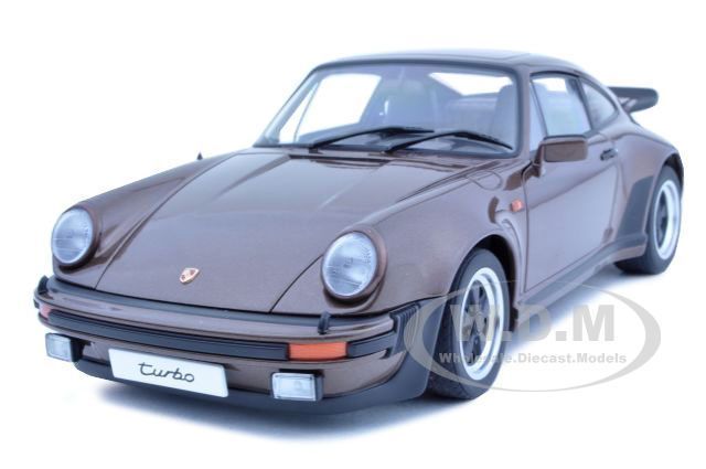 PORSCHE 911 (930) 3.0 TURBO BROWN 118 DIECAST  