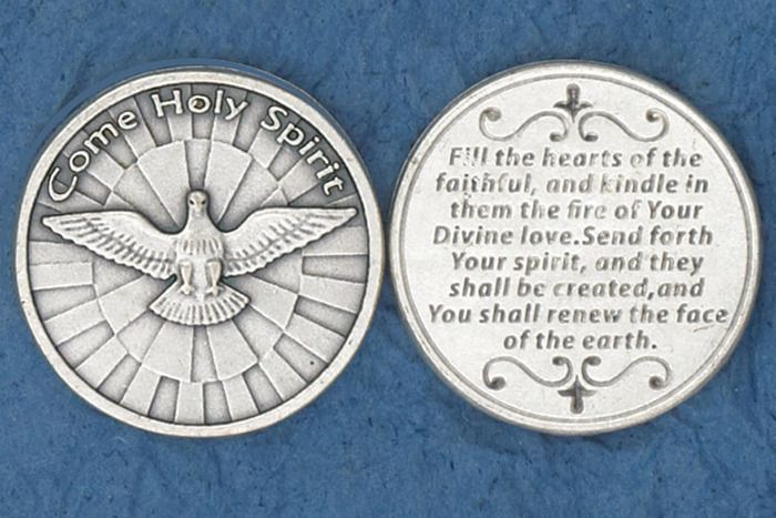 COME HOLY SPIRIT Medal Token Coin New MADE IN ITALY  