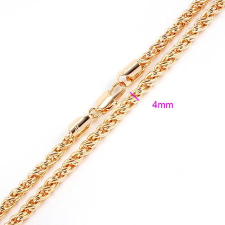 Extravagant 9K Gold Filled Mens Chain Necklace,New 510mm  