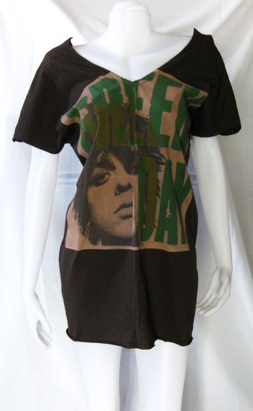 GREEN DAY Billie Joe Armstrong WOMEN T SHIRT TOP M L  