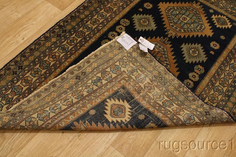 RARE ANTIQUE 4X6 Caucasian Russian Oriental Rug Area Wool Carpet 