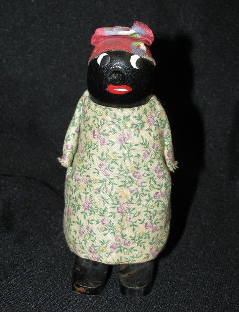 INCLINE TOY Black Wacky Walker 1920 Purple Floral  