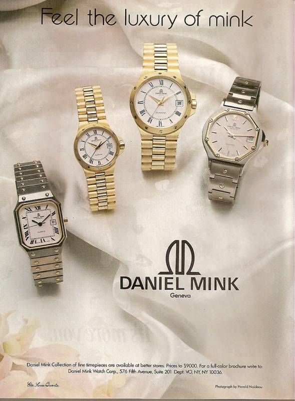 Watch Advertisement* Daniel Mink   Geneva  