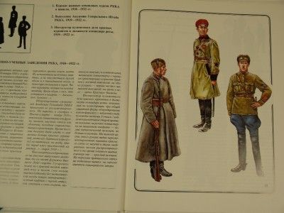 RUSSIAN CIVIL WAR WW1 BOOK UNIFORM BADGE MEDAL HAT ARMY  