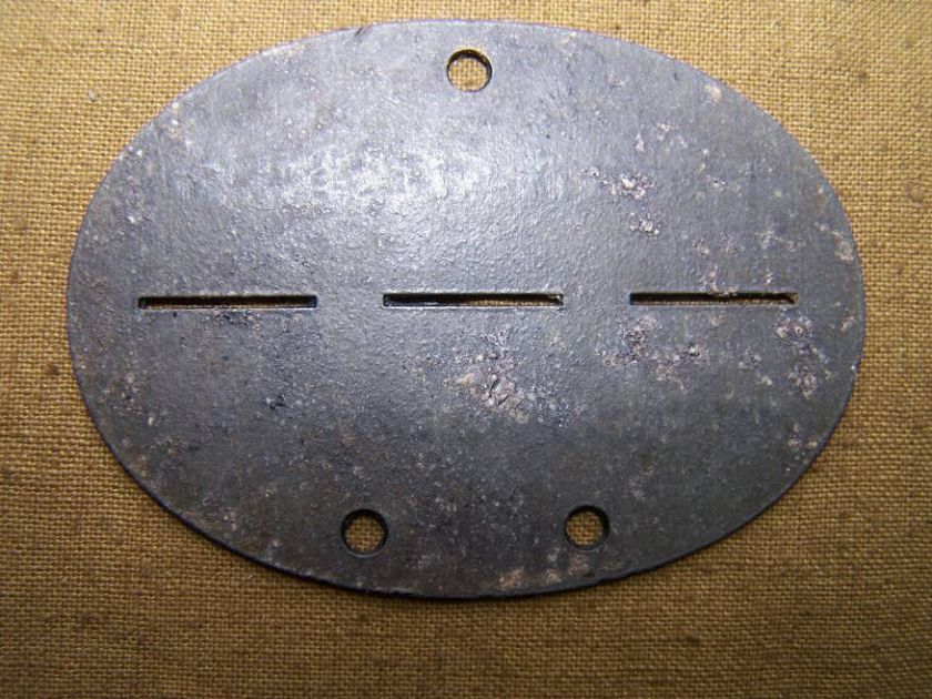 WW2 German Elite Force DOGTAG. 33 Gren. Batl. RARE Estonian 