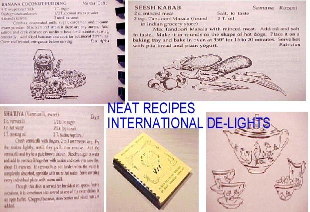 WEST WINDSOR,NJ RECIPE COOKBOOK~LEBANESE ARMENIAN DUTCH AFRICAN 