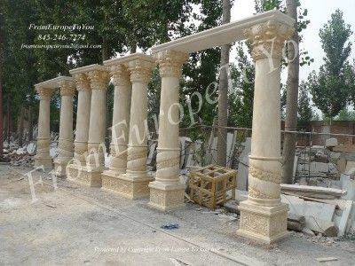 THE BEST EGYPT CREAM MARBLE COLUMNS ON  MEG2  