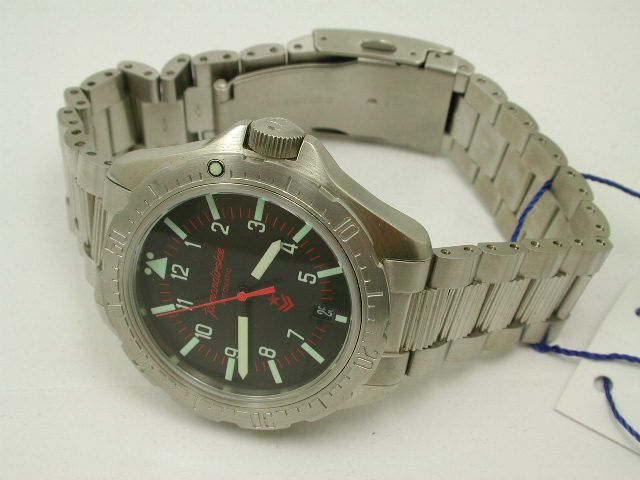 RUSSIAN VOSTOK AUTO NEW KOMANDIRSKIE WATCH #8432  