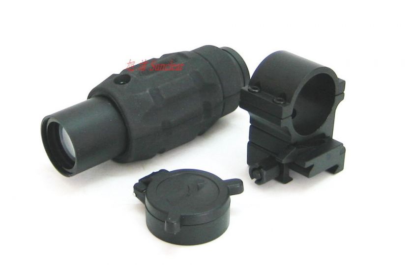 3x Magnifier FlipUp Cap Twist Mount Fit Aimpoint EOTech  