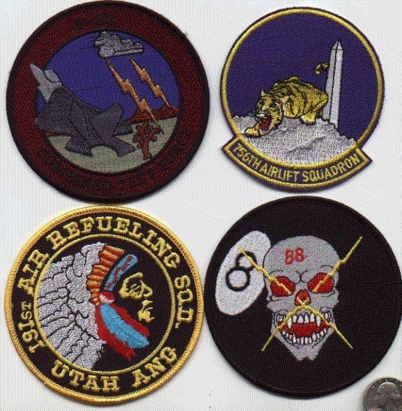 US AIR FORCE FIGHTER SQUADRON PATCH F 22 COMBINED TEST FORCE USAF 