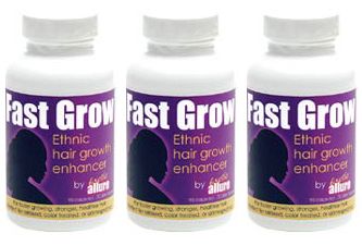 FAST GROW Ethnic Black Hair Vitamins by Exotic Allure  