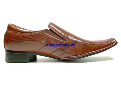 ALDO Mens Brown Dress Casual Designer Shoes Loafers  