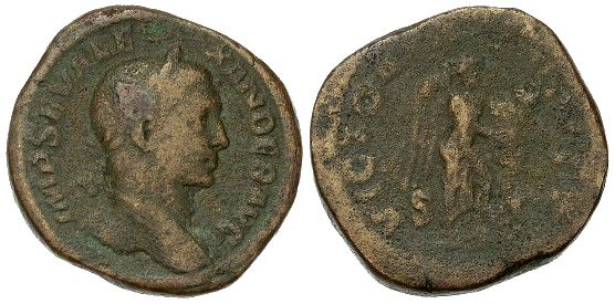 FORVM Severus Alexander Rome Orichalcum sestertius F  