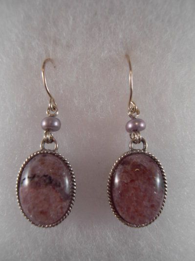 STEPHEN DWECK PEARL/ROSE QUARTZ STERL SILVER EARRINGS  