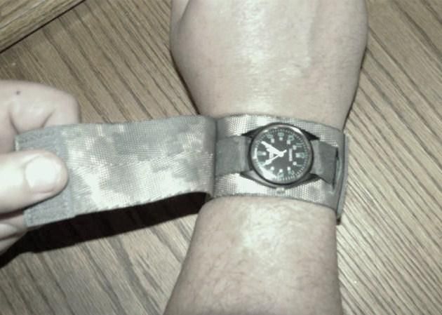 digital camo watch band protects your watch during rigorous activities