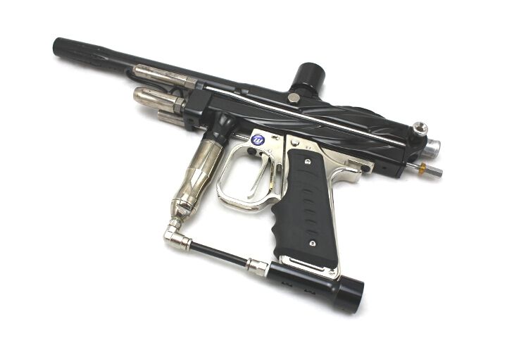 PAINTBALL WGP 2004 PROSTOCK AUTOCOCKER GLOSS BLACK / CHROME PARTS 