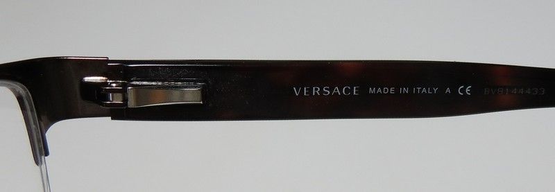 NEW VERSACE 1184 53 18 140 BROWN/HAVANA EYEGLASS/GLASSES/FRAMES 