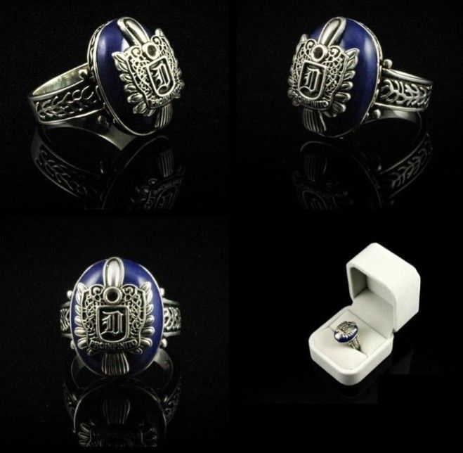 Vampire Diaries Damon Salvatore Protection Crest Ring 925 sterling 