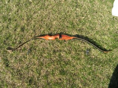   50 LBS. EXCELLENT CONDITION RECURVE LONGBOW 62 AMO RIGHTY  