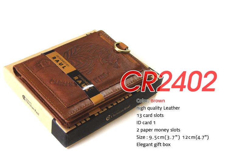 C240*New Luxury Mens Tiger Wallet*ID.CreditCard Wallet  