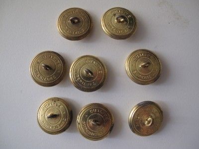 GREECE NAVY MILITARY UNIFORM 8 OLD BUTTONS ANCHOR  