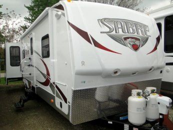   trailer 2012 Sabre 31RLDS RV no bunks real living new travel trailer