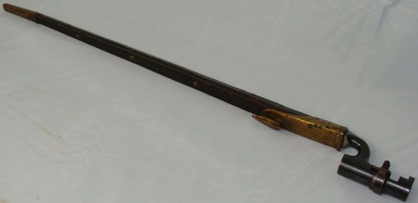 19th Century British Socket Bayonet with Scabbard  