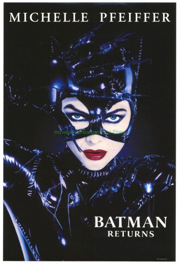 BATMAN RETURNS MOVIE POSTER ALL 4 MINIs CATWOMAN MEOW  