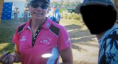 ANNIKA SORENSTAM signed golf ball LPGA  