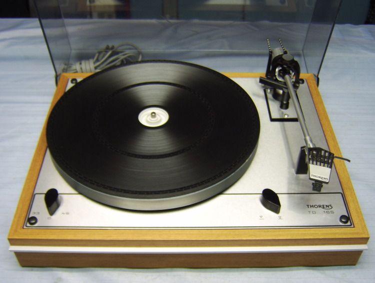 Thorens TD 165 Stereo Belt Drive 2 Speed Turntable w Grado Cartridge 