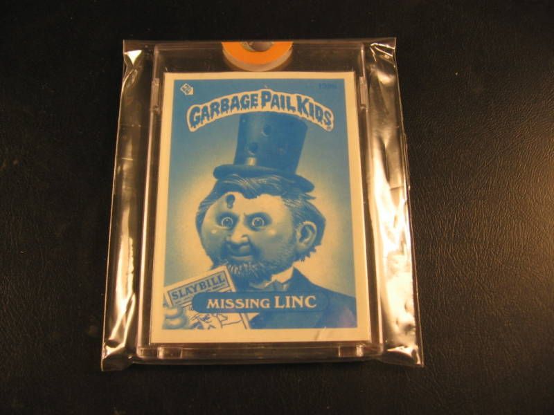 1985 Topps Garbage Pail Kids UNPUBLISHED Missing Linc  