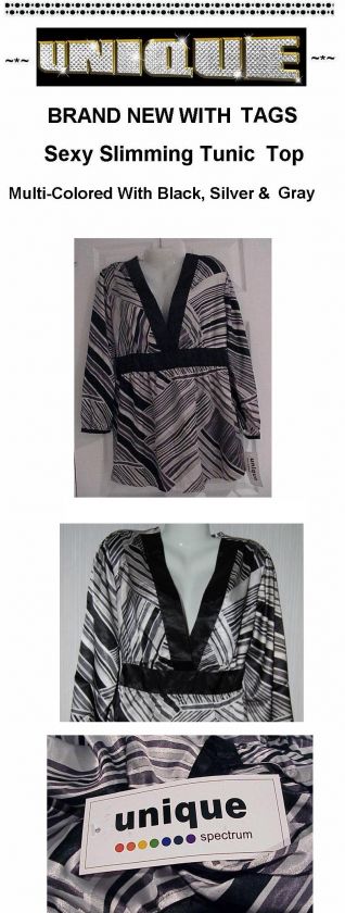 40 NWT PLUS size SEXY Womens TUNIC Top XL 1X 2X 3X  