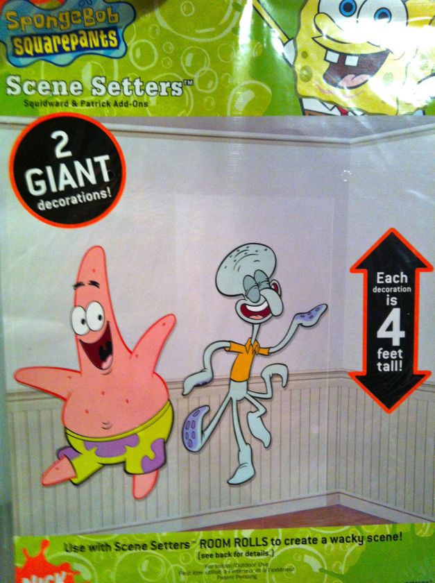   SQUAREPANTS SCENE SETTER, FOUR FEET TALL, MAKE ANY ROOM UNDERWATER