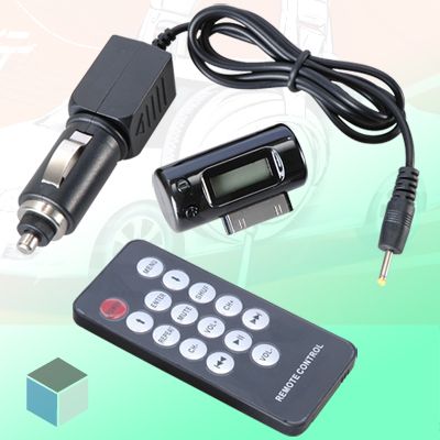 UK Remote FM Transmitter Charger for iPhone 2G 3G 3GS  