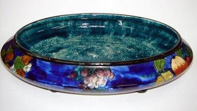 Stunning Large Titian Ware Bowl Hancock Abraham  