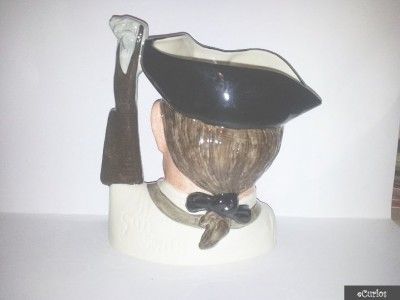   Doulton Large Character Jug Gunsmith D6573 Williamsburg Series  