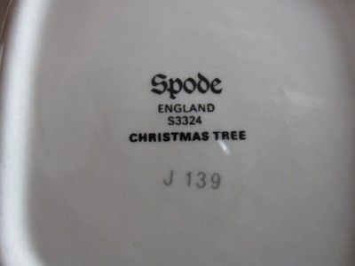 Spode CHRISTMAS TREE Ashtray Ash Tray 4 1/2 S3324  