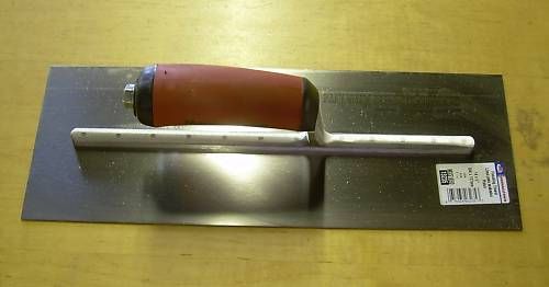 NEW 14 x 5 Finishing Trowel w/ curved DuraSoft handle  