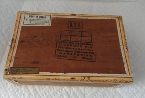 Old Cigar Box   50 Caballeros   Suerdieck S/A Bahia BRAZIL  