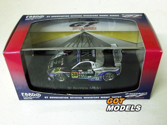 TOYOTA MR S RECKLESS JGTC 04 1/43 EBBRO 43604  