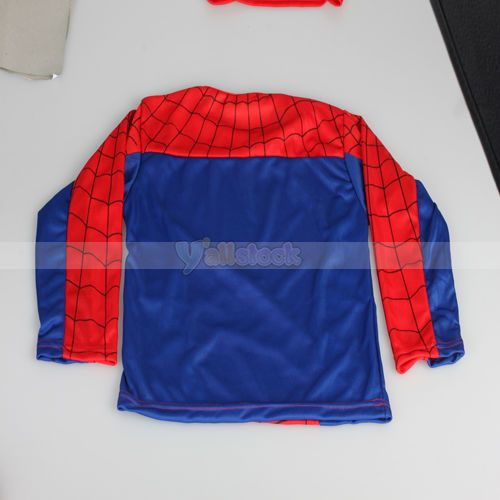 New Lovely Halloween Ball Deco Children Spider Man Costumes Set M size 