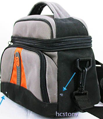 ICON Padded Nylon Film Digital Camera Bag~GREY BARGAIN  