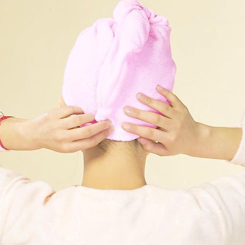 Ladys Magic Hair Drying Towel/Hat/Cap Quick Dry Bath  