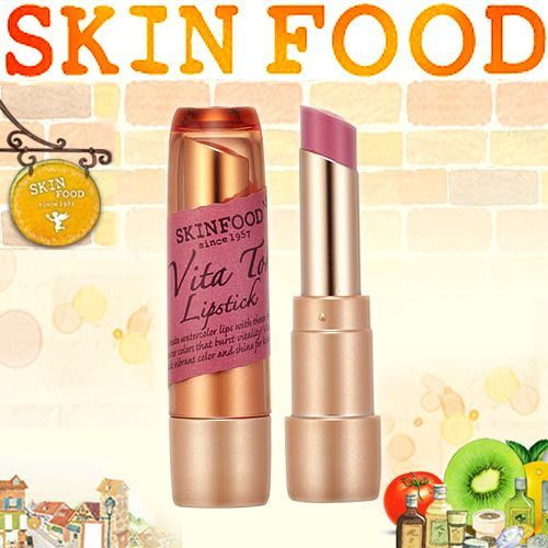 SKIN FOOD] SKINFOOD Vita Tok Lipstick 12 Colors Choose One  