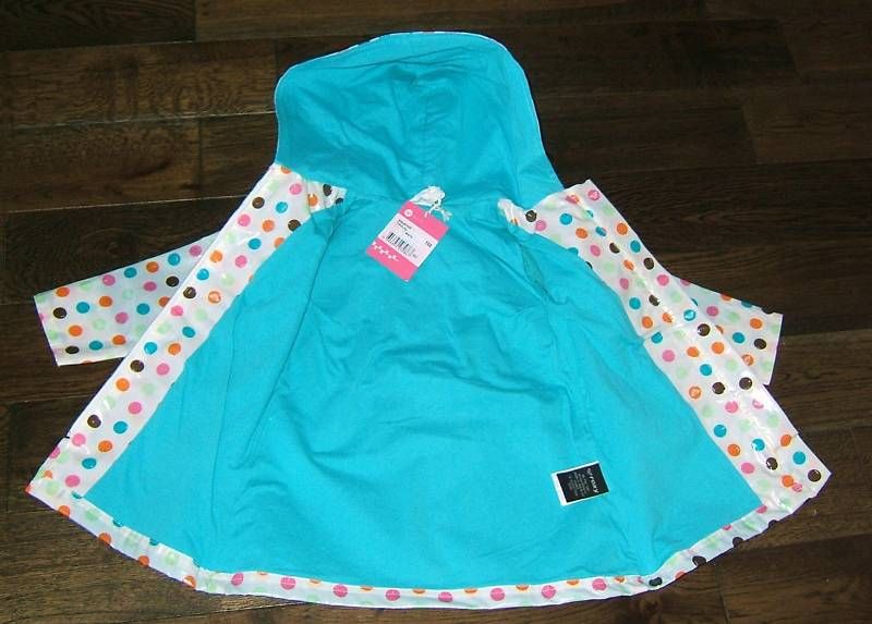 ROXY Polka Dot Spots Raincoat Waterproof Cotton Coat  