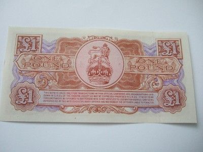 MINT UNUSED MILITARY/ARMED FORCES BANKNOTES.  